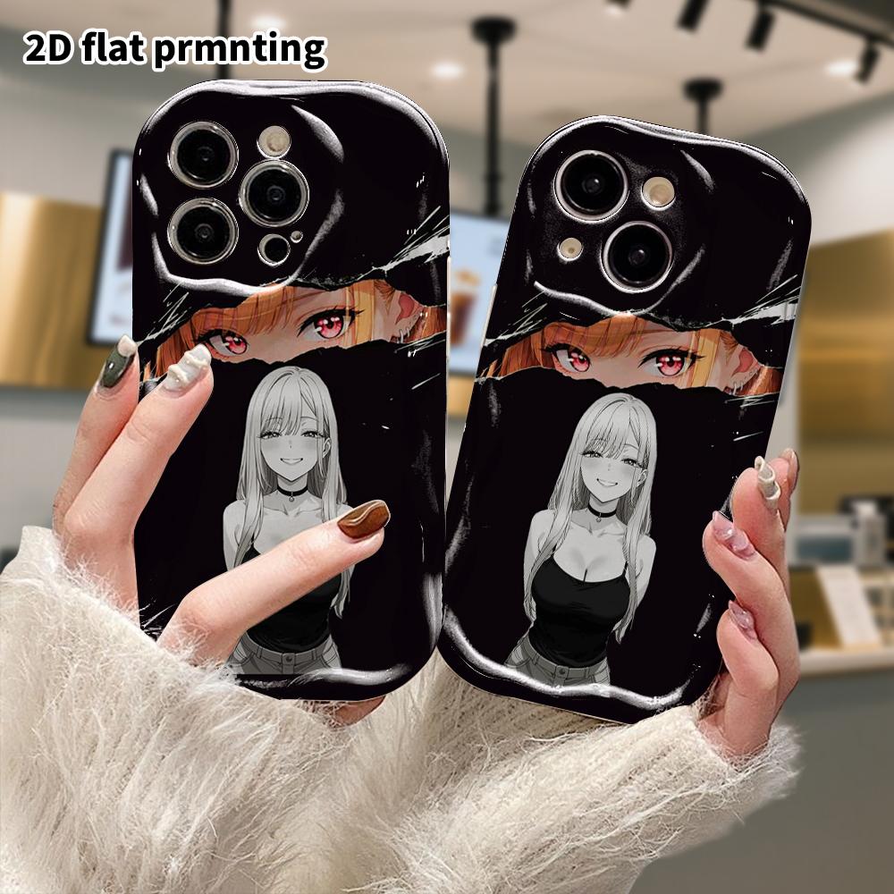Phone Case: 2D Flat, Suitable for iPhone 18 17 16 15 14 13 12Pro Protective Case, Tear and Hole Effect, Perfect Christmas and Halloween Holiday Gift