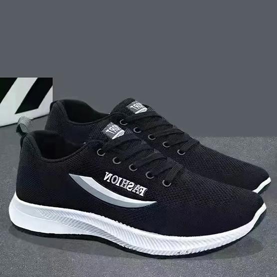 

WTEMPO Весна-лето-осень универсальные мужские сетчатые дышащие туфли с мягкой подошвой большого размера нескользящие повседневные беговые спортивные туфли 44 чёрный