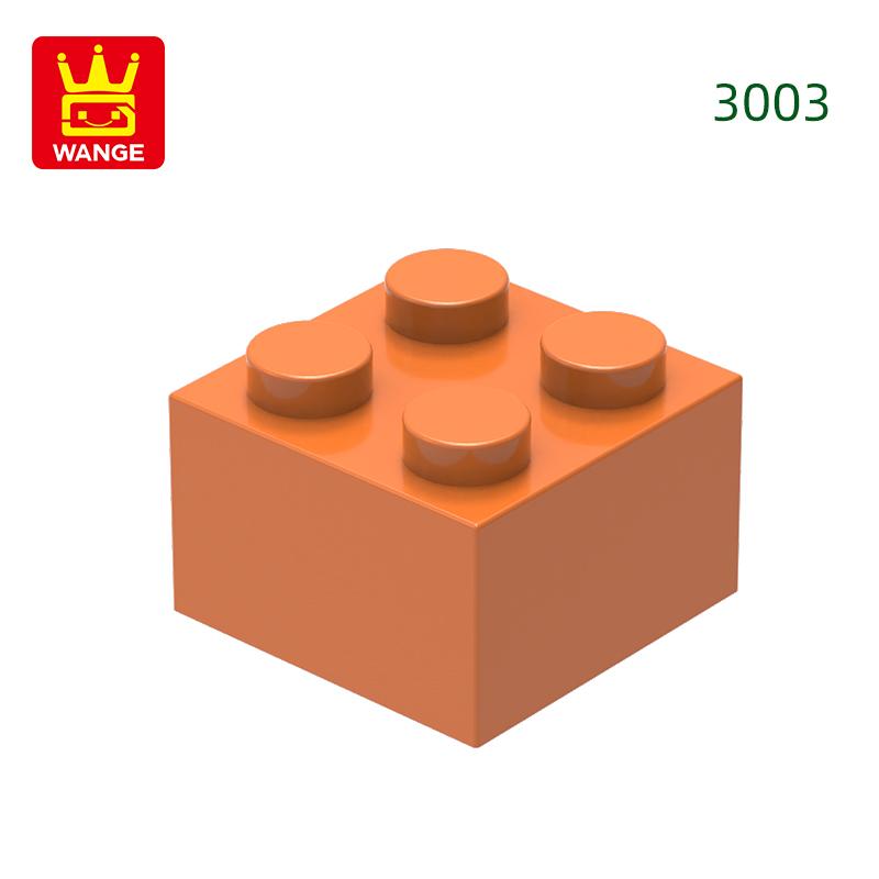 Non-Toxic 77Pcs/Lot 3003 2X2 High 4-Hole Building Blocks Moc Color Parts Compatible With Bricks Diy Children Toy Assembly Gift Box