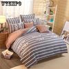 Cotton Bedding Set Sheet Geometric Flat Sheet Pillow Cover Bedding Set Home Decor