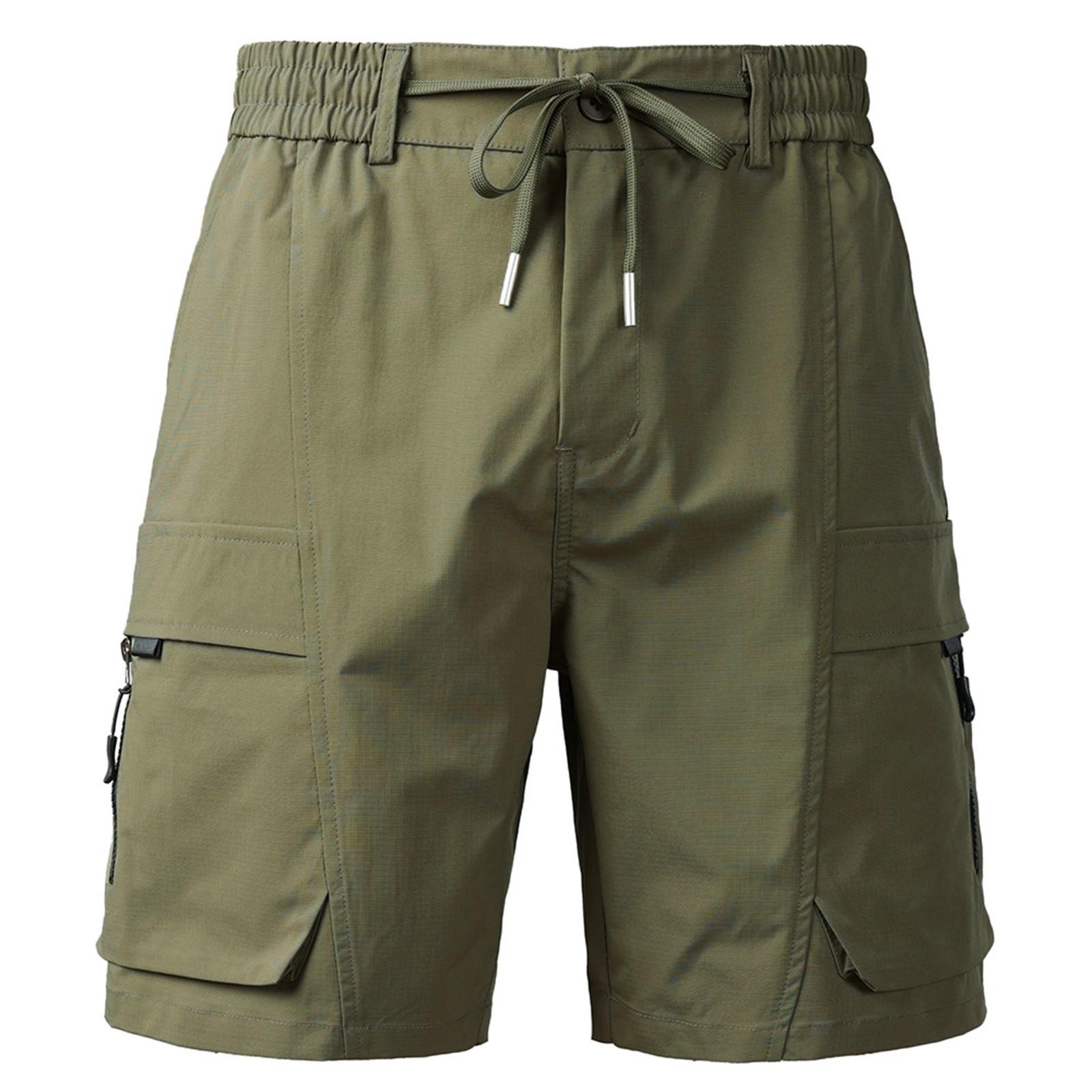 

Мужские летние прямые повседневные брюки Мужские свободные спортивные шорты до колена Мужские эластичные брюки карго XL