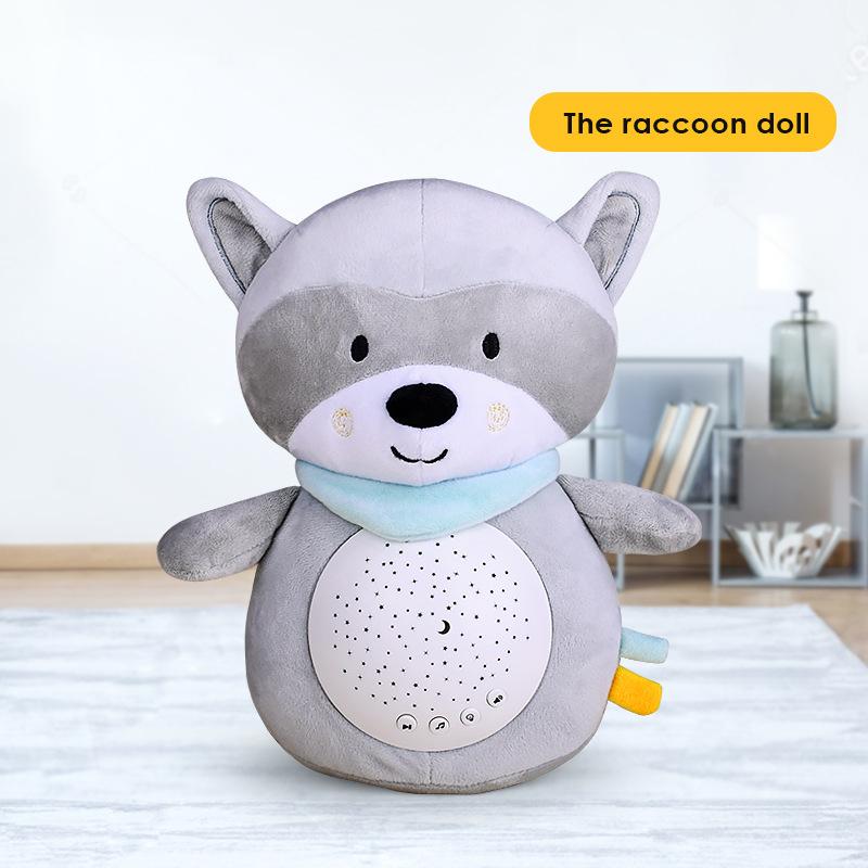 

Светомузыкальная проекция Пингвин Енот Успокаивающая игрушка, Детская имитационная модель животного Мягкая игрушка