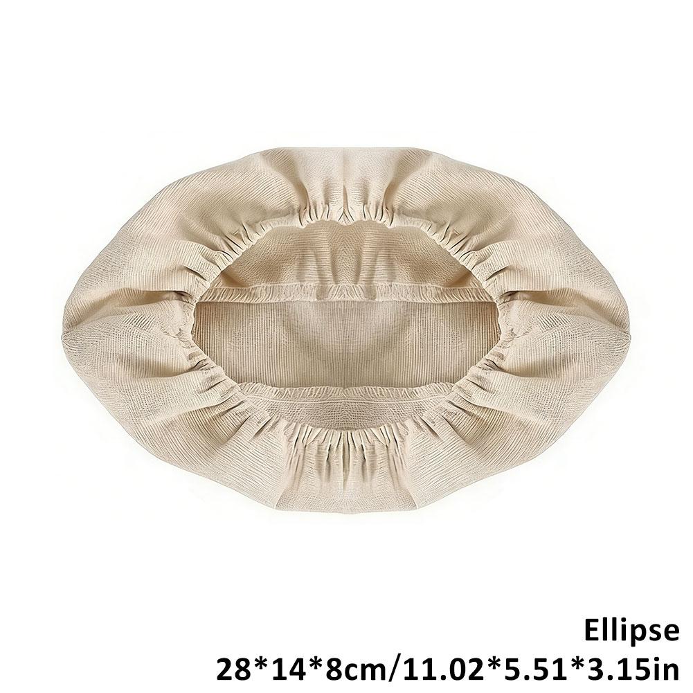 1Pc Round Oval Bread Basket Cloth Liner Reusable Sourdough Proofing Dough Fermentation Cover DIY Baking Tools