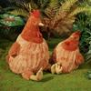 23-45cm Cartoon Creative Chicken Plush Doll Pillow Burger Turned Chicken Animal Stuffed Toy Home Decoration Gift For Children