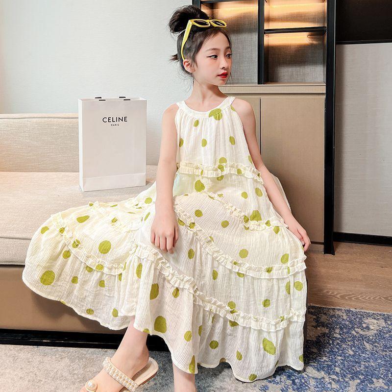 Girls Sleeveless Summer Princess Dress for Big Kids Stylish and Cool
