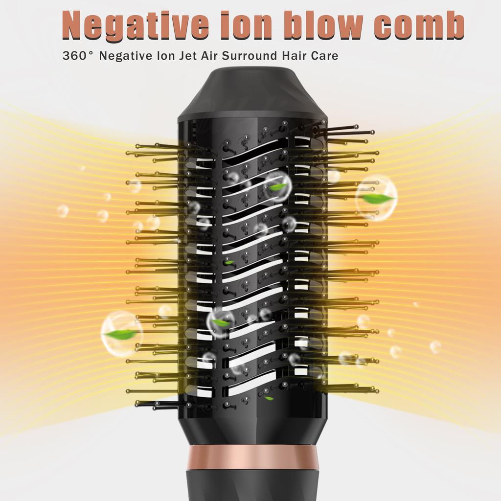 Fast Shipping Hair Straightener and Curler Volumizer Styler Women Automatic Wrap Curling Iron Air Blow Dryer Hair Styling Tools