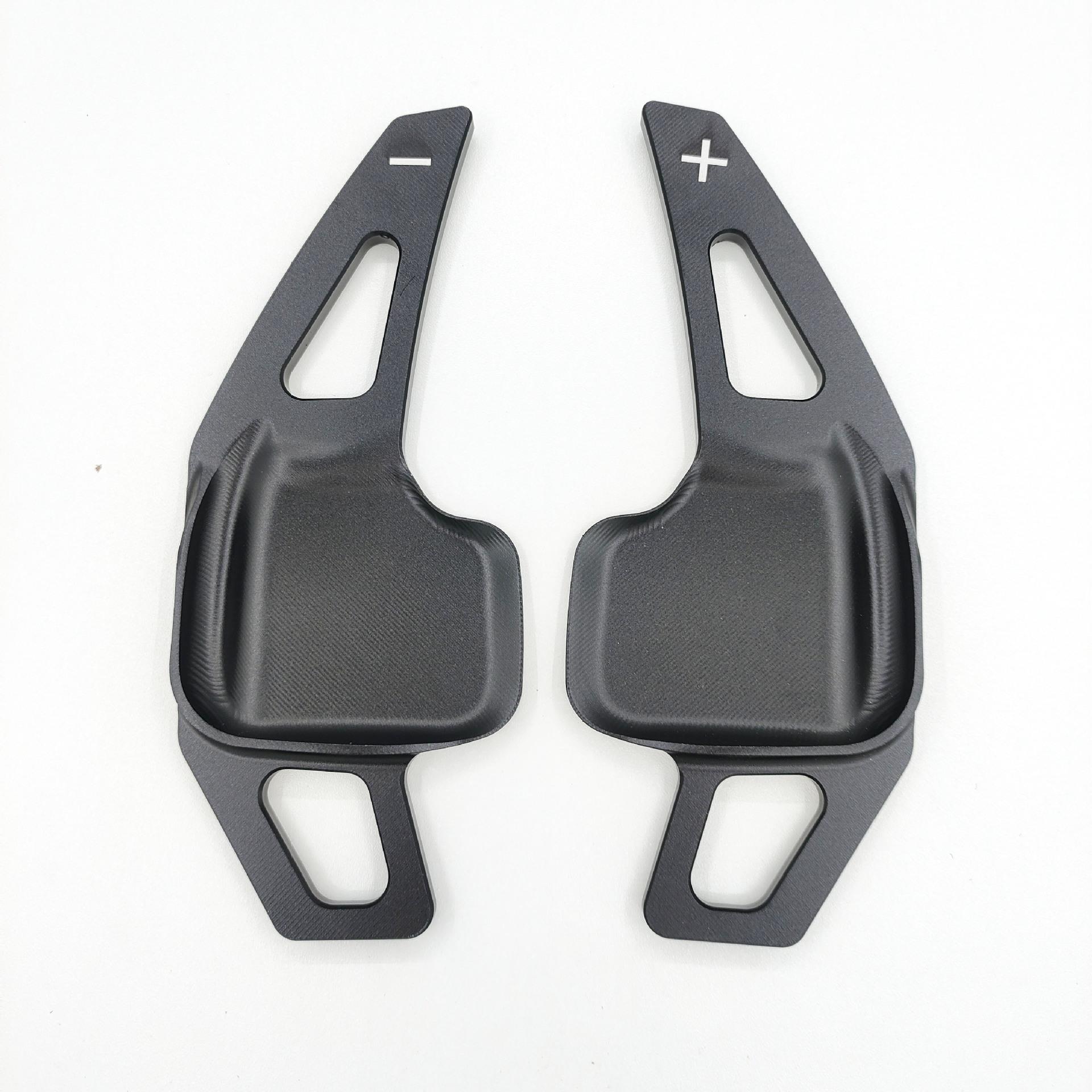 

2Pcs Aluminum Steering Wheel Shift Paddle Shifter Extension Fit for BMW X1 X4 3 Series F30 5 Series F10 Z4 Car Accessories 1 pair A-BLACK