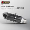 Carbon Fiber Hexagonal Exhaust Muffler Universal 51MM for CBR650 Sai 600 321R