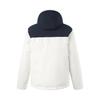 Li Ning Comfortable Casual Spliced Hooded Versatile Short Down Jacket Men Outerwear Off-White AYMU363-1