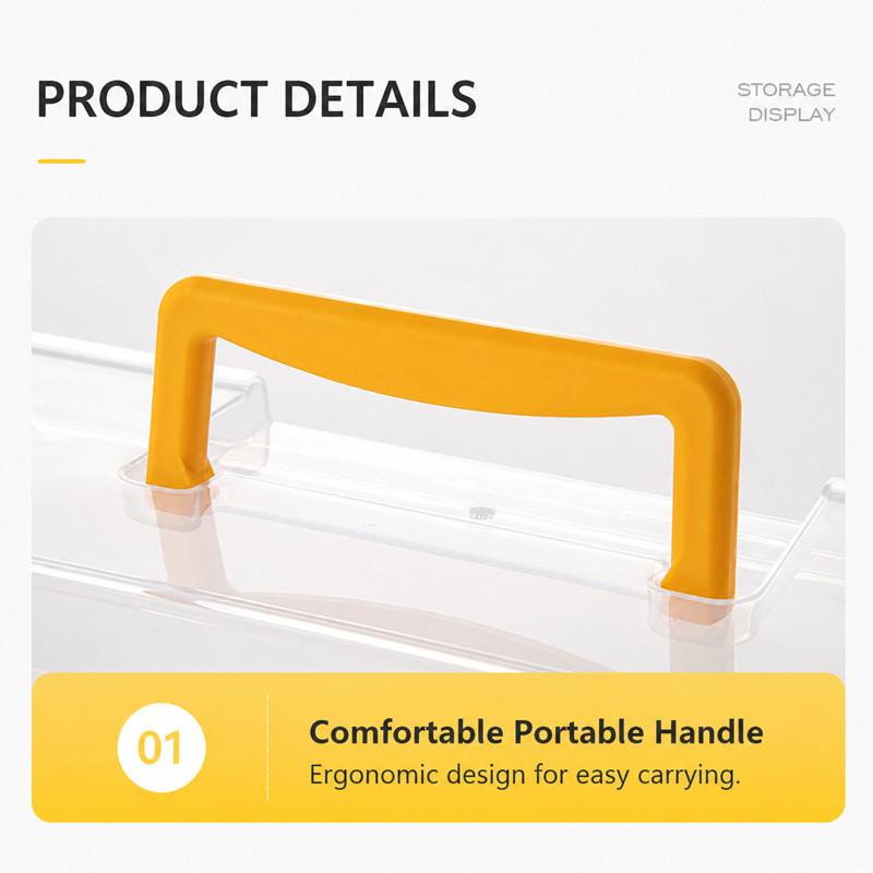 Kitchen Gadgets Household Hardware Tool Box Transparent Portable Screw Accessories Storage Box Plastic Box PP Kitchen Utensil