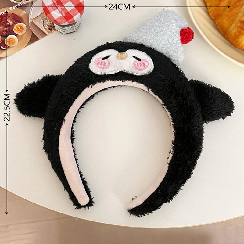 

Милая повязка на голову с маленьким пингвином, мультяшная повязка на голову с нескользящей отделкой для волос для женщин и девочек, милый универсальный обруч для волос с пингвином, подарки