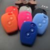 ZAD Siliconen Autosleutelhoesje Voor renault 2 knoppen Kangoo DACIA Scenic Megane Sandero Captur Twingo Modus afstandsbediening sleutelhoes