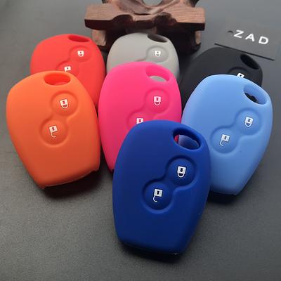ZAD Silicone Car Key Cover Case For Renault 2 Buttons Kangoo DACIA Scenic Megane Sandero Captur Twingo Modus Remote Key Cover