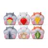 Resin Cartoon Hamster Figurine With Foodthemed Design For Gift Giving And Home Decor