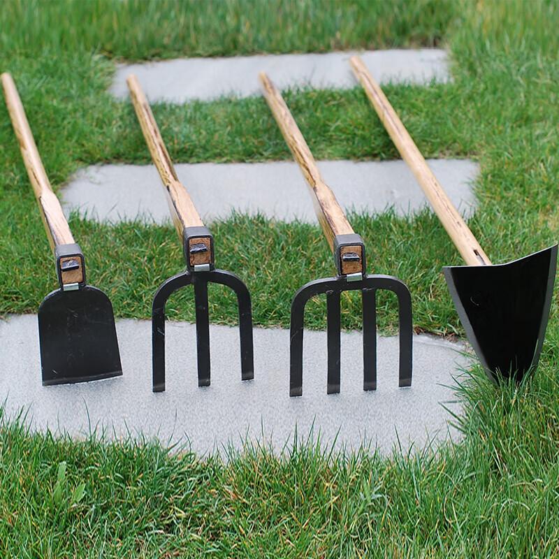 KAZZ Wooden Handle Weeding Hoe CN plug (adapter included)