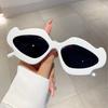Non-polarized Vintage Flower Women Sunglasses New Stylish Irregular Shape Gradient Shades Trendy Luxury Brand Design Party Eyewear