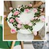 New Plastic Silk Artificial Rose Vine 8 Colors 1.7m 21 Heads Wall Decor Rattan Fake Plants Leaves Home Decoration
