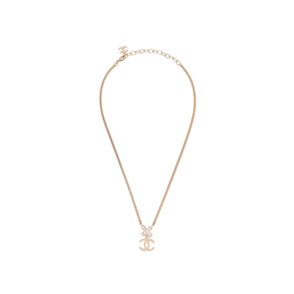 CHANEL Double C Necklaces Women's Gold ABA517-B10566-NN170