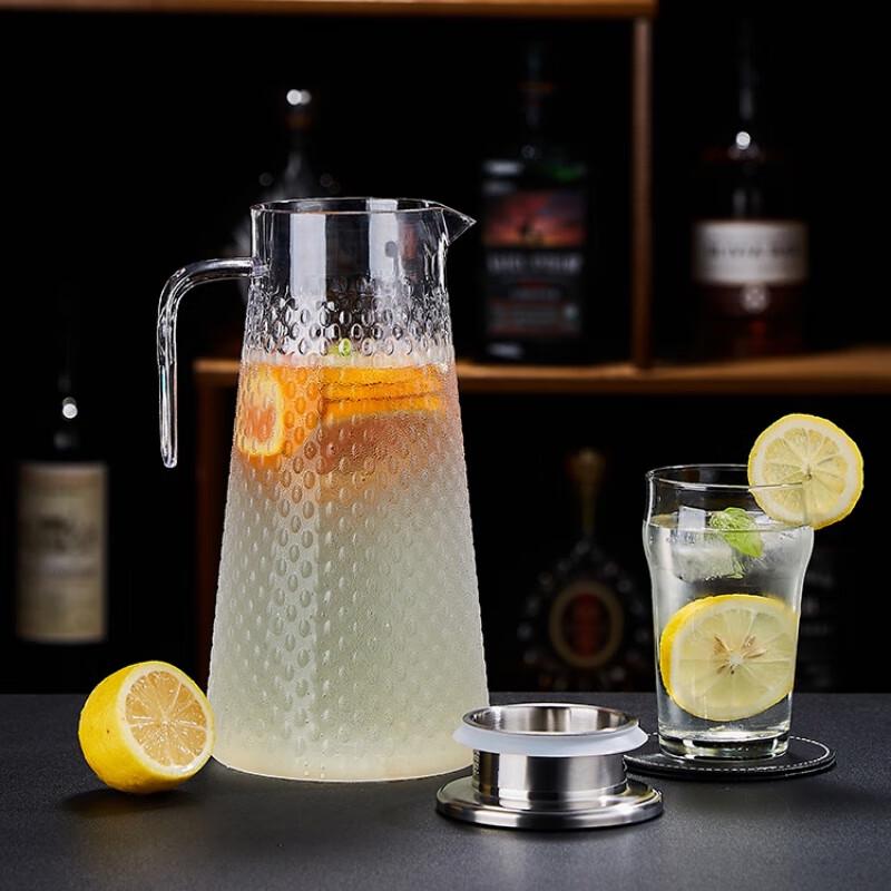Beaded Acrylic Pitcher Set