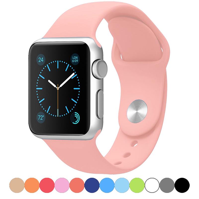 Silikonový řemínek pro Apple Watch pásek 40 mm 44 mm 45 mm 41 mm 38 mm 42 mm 49 mm pásek náramek iWatch series 3 4 5 6 se 7 8 ultra