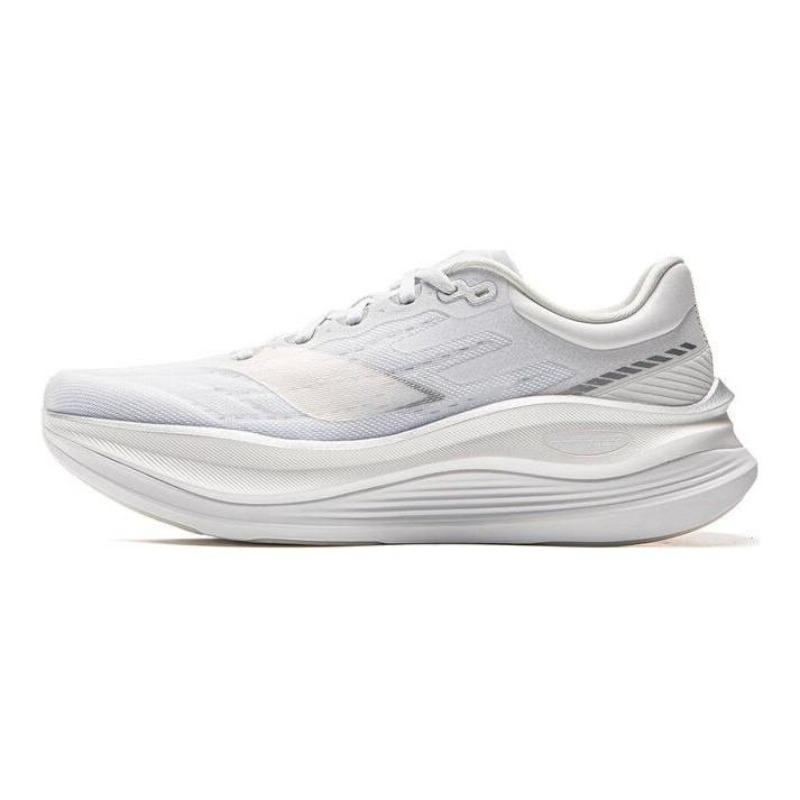 Li-Ning Yueying 5 Pro Mens Low Top Running Shoes White Silver Cushion Rebound Comfortable ARHV013-10 41