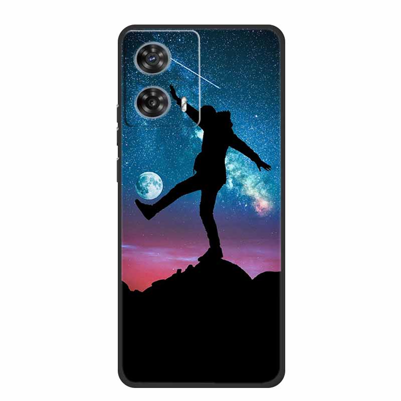 Phone Case For Moto Edge 50 Fusion Back Cover Case Shockproof Black Silicone Soft Funda For Motorola Edge 50 Fusion Case 6.7"