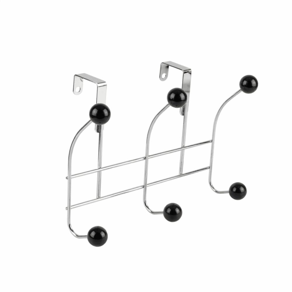 Space-Saving Door Rear Hook Multifunctional Easy Installation Wall-Mounted Hook Elegant Portable Coat Rack Living Room