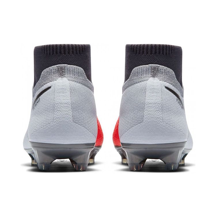 Nike Phantom Vision Elite Dynamic Fit FG Pure Platinum Men Cleats Grey Black-Light-Crimson AO3262-060