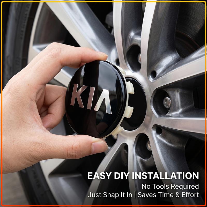 4 Bucăți 58MM Decal Embleme Jantă Anti-Rugină Capac Centru Roată Auto Rezistent la Zgârieturi Pentru KIA Sportage Rio Ceed Proceed Sorento Picanto Optima Niro