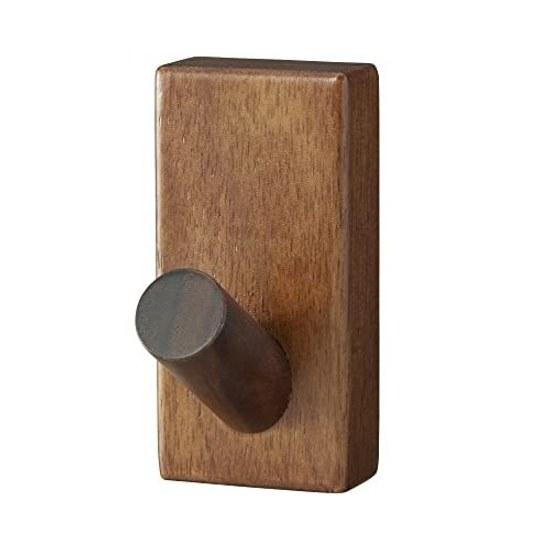Muji Wall-Mounted Furniture Hook Walnut Wood