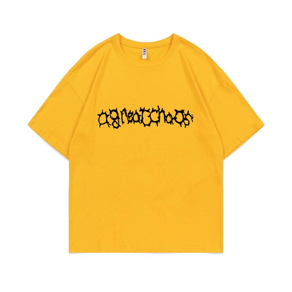 Playboi Carti Brand Rapper Ken Carson A Great Chaos Print Tshirt Unisex Women Fashion Hip Hop T Shirts Unisex Pure Cotton Tshirt