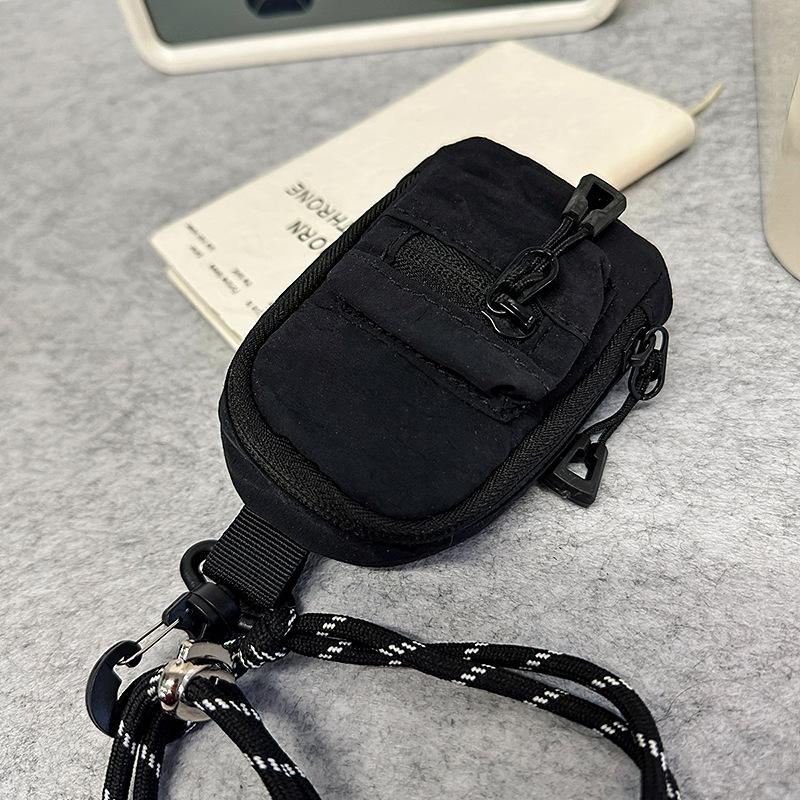 Mini halterneck bags, men's and women's coin purses, headphone bags, trendy brand personalized satchel, key bags, crossbody bags