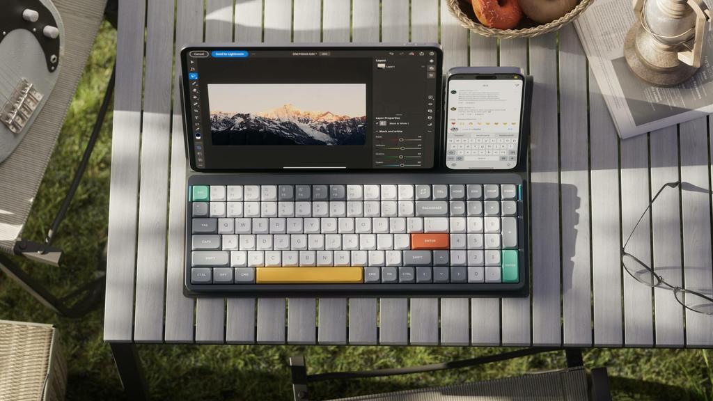 nuphy Air96 v2 Keyboard Case (Orange)