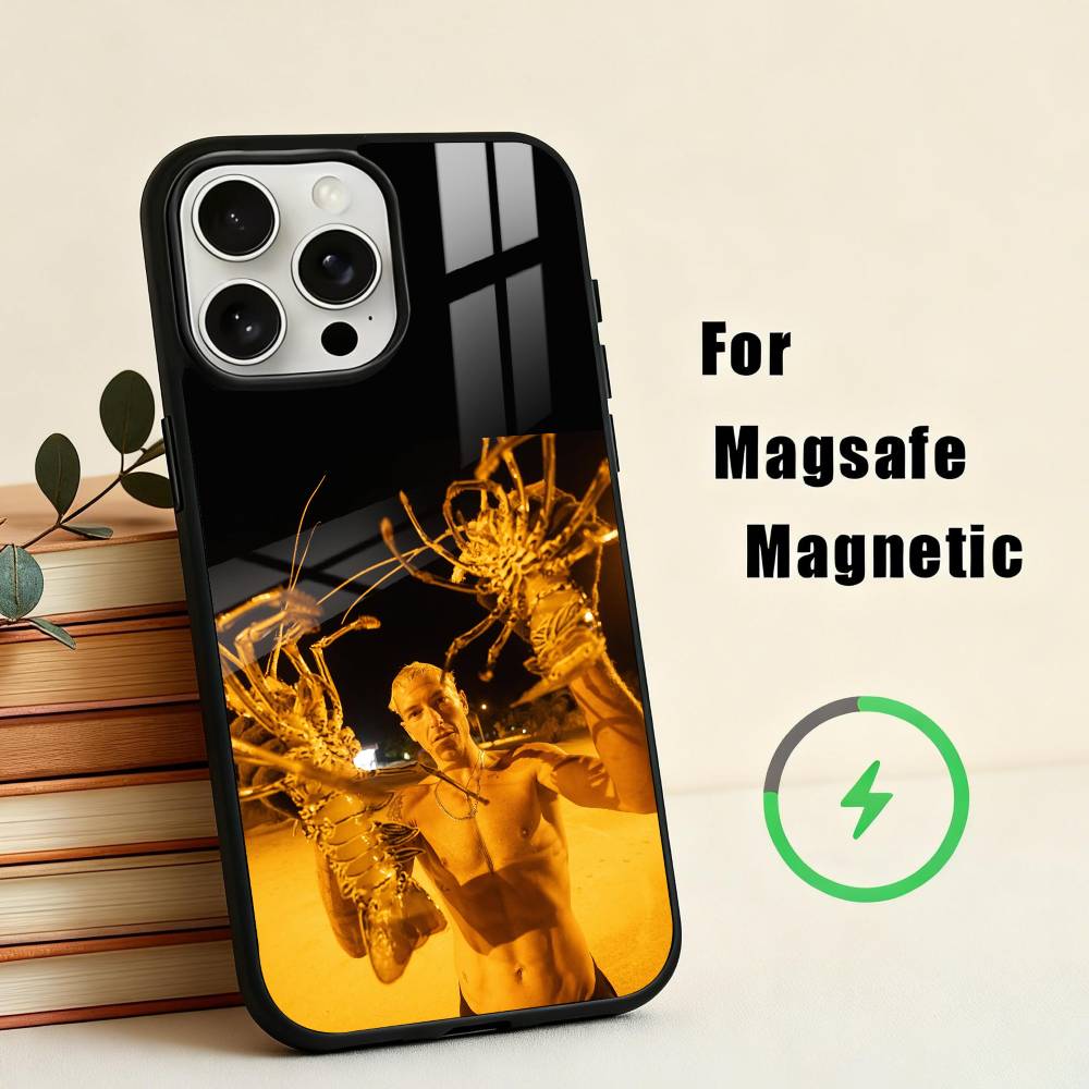 

Spanish-British Actor Taz Skylar Phone Case For iPhone17,16,15,14,13,12,11 Plus,For Magnetic Wireless Charge Cover iPhone14