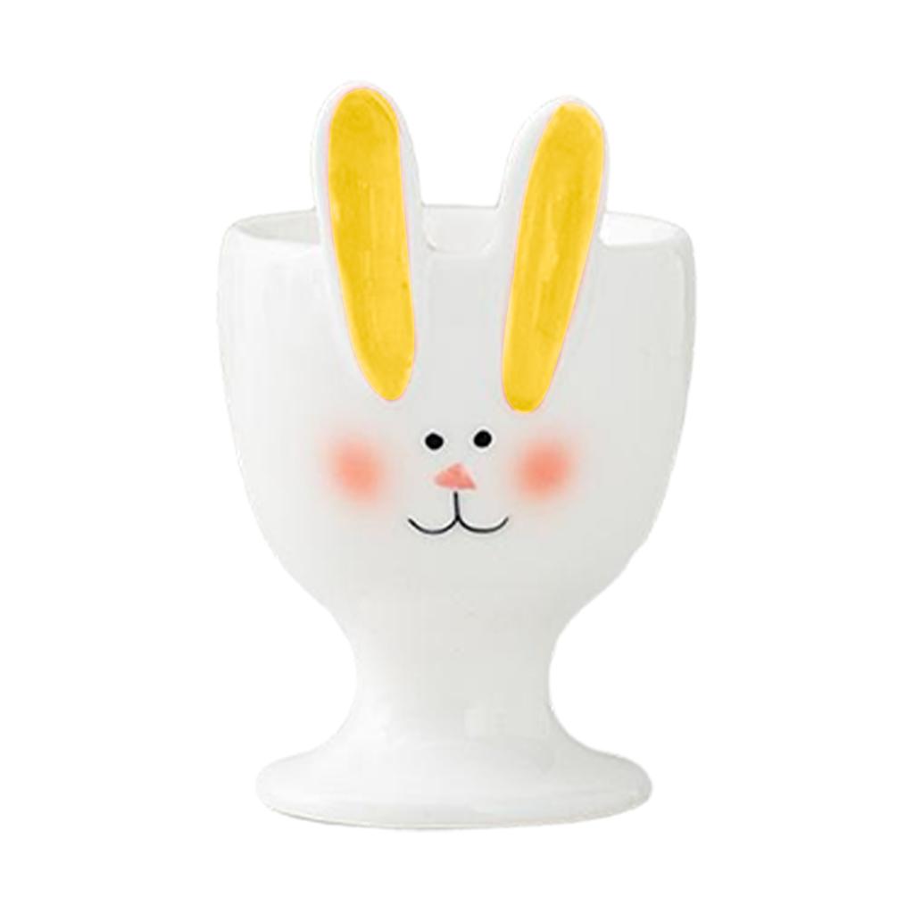 Lustiger und kreativer Keramik-Eierhalter für Schreibtischaufbewahrung, Dekoration, Eierbecher und Geschirr