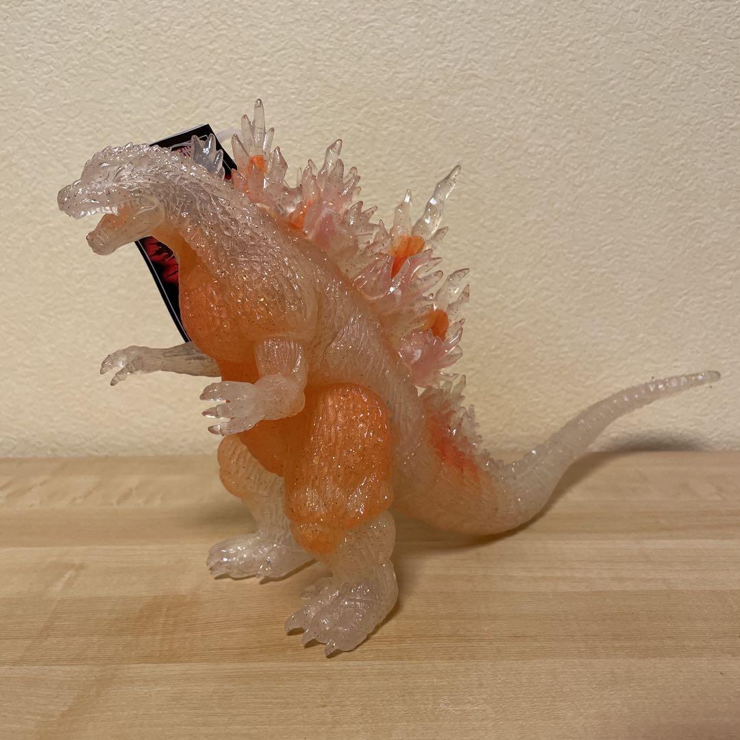

[USED] Toho Monster Series Soft Vinyl Theater Exclusive Godzilla 2000 Clear Glitter Version