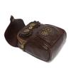 Zomer Nieuwe Persoonlijkheid Uil Telefoon Tas Steampunk Retro Cool Tandwiel Wiel MINI Portemonnee Premium PU Klinknagel Schouder Diagonaal Straddle Tas voor Mannen en Vrouwen