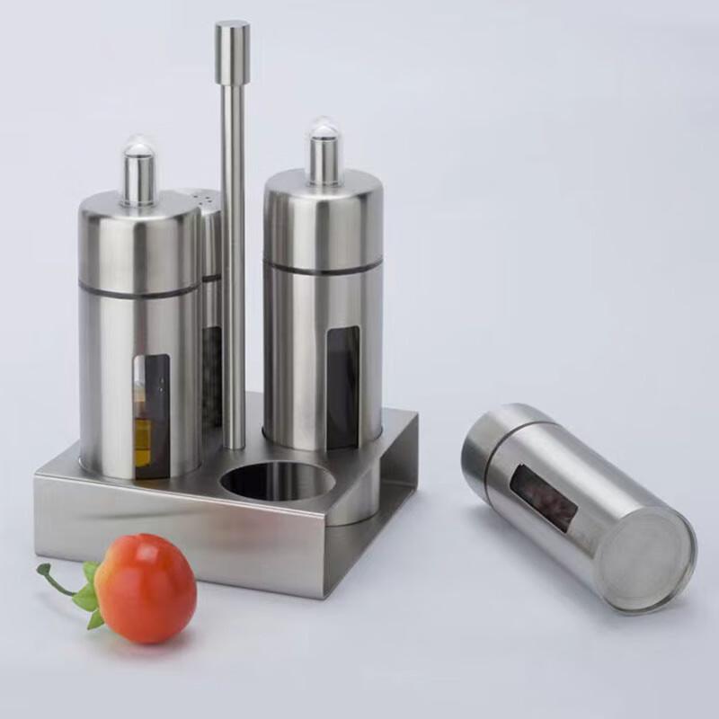 304 Stainless Steel Luxury Seasoning Bottle Set