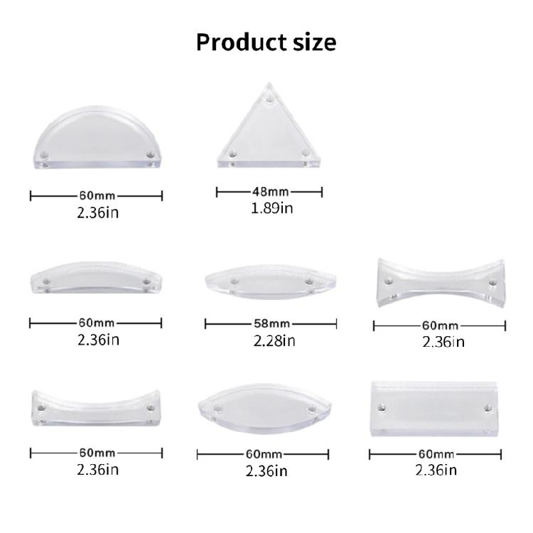 8Pcs Parallel Optics Demonstration Set Magnetic Lenses Lenses Educational Physics Optics Equipment For Teachers Students