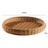 Imitation Rattan Storage Basket Fruit Basket Snack Tray Refreshment Tray Candy Box Dried Fruit Plate Fruit Plate Storage Box
