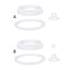 Set of 3/4pcs Water Bottle Silicone Sealing Gaskets Replacement Accessories for Drinking Cup Cup Lid Rings