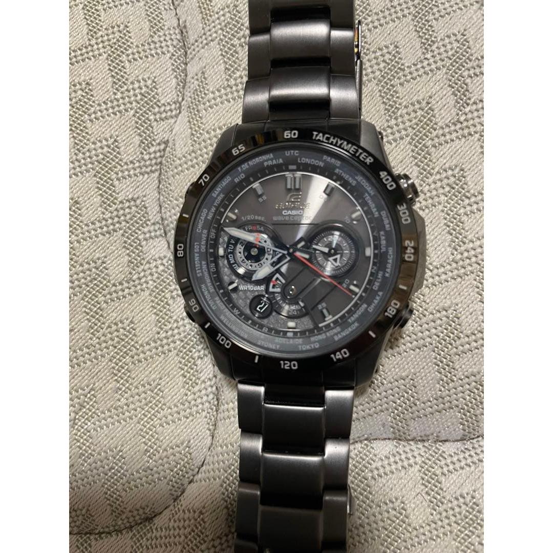 Б/у CASIO EDIFICE EQW-M1000D Ранняя модель Хорошее состояние, есть дополнительные звенья