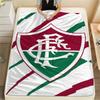 1PC Fluminense Print Flannel Blanket, High quality Comfortable for All Seasons, Home Decor, Warmth and Comfort, Perfect for Christmas Gifts