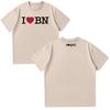 Quevedo CAMISETA "I LOVE BN" T Shirt Women Y2K T-shirt Summer Cotton Short Sleeve Tops Fashion Breathable Simple Clothing Casual