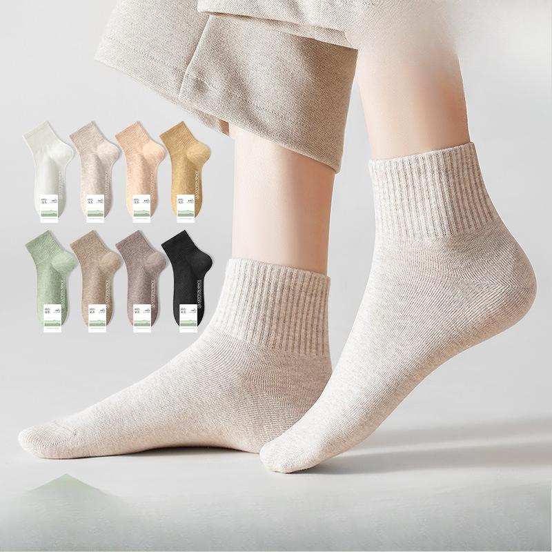 

Women s Spring and Summer Thin Cotton Antiseptic Antiodor Socks 1 pair зелений