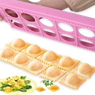 Köksredskap 10 med Formar Ravioli Skärare Aluminiumform Dumplingsform Degpress DIY Verktyg för att Göra Bakverk