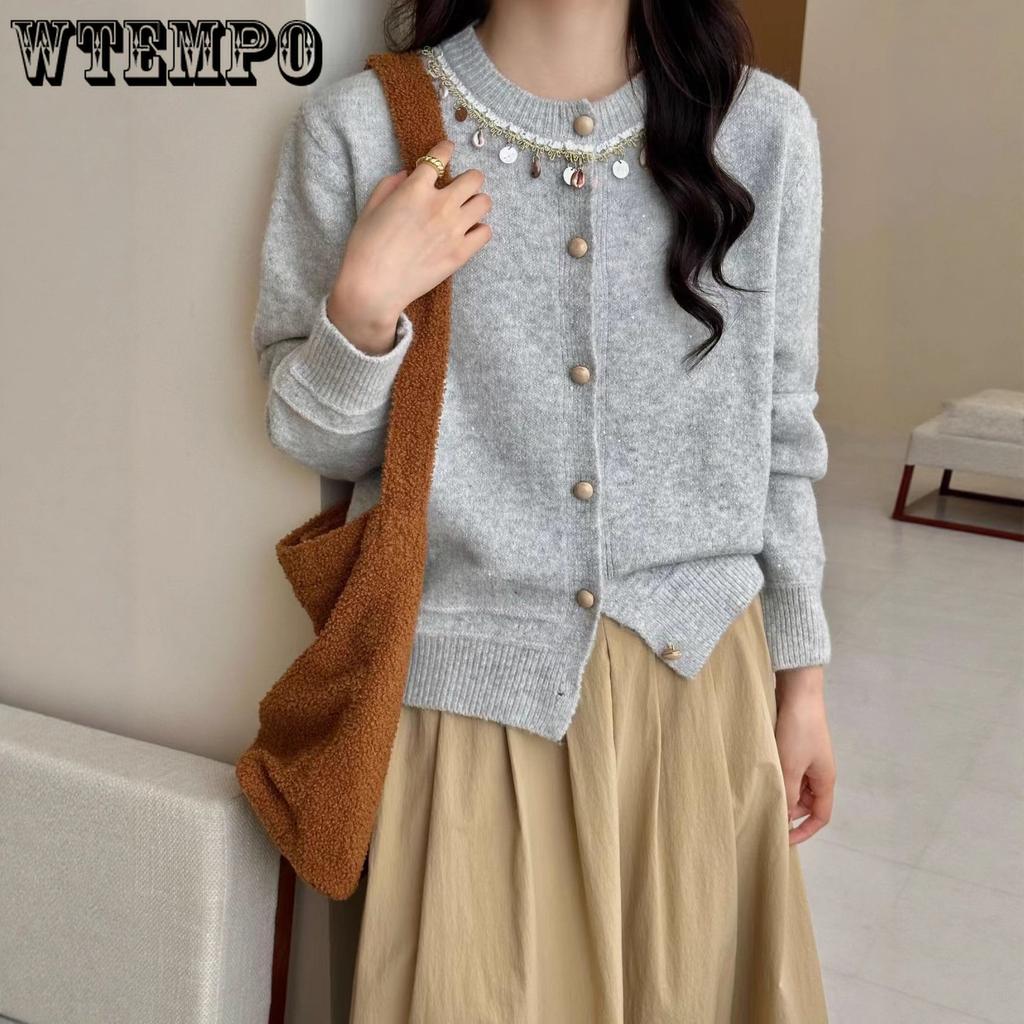 Sweater Coat Gentle and Casual Korean-style Knitted Cardigan for Women In Autumn and Winter Loose and Versatile Sweater Cardigan