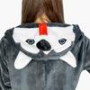 Warm men's pajamas kigurumi husky onesie jumpsuit adult costume m Husky Onesie Costume - M