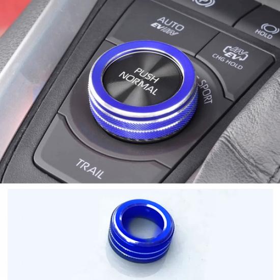 Синяя Алюминиевая Крышка Ручки Регулировки PUSH NORMAL Для Toyota RAV4 Hybrid -2025