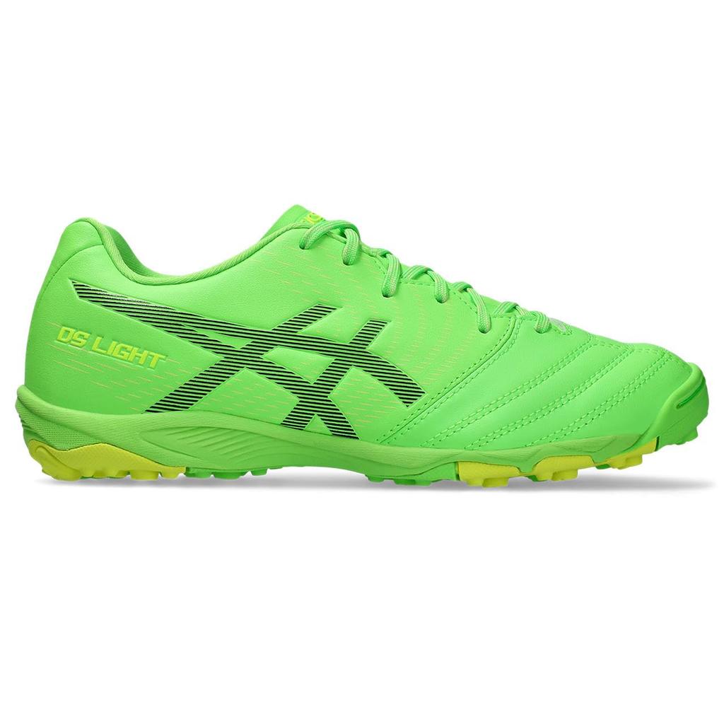 ASICS DS LIGHT JR GS TF Soccer Shoes Size 300 Size 2E (1104A053), Unisex, (Green Gecko/Black), 24.0 cm,